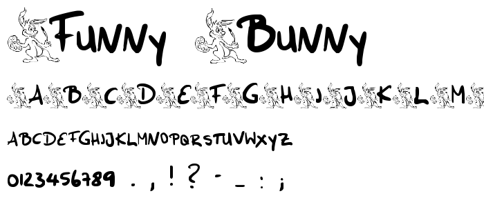 Funny Bunny font